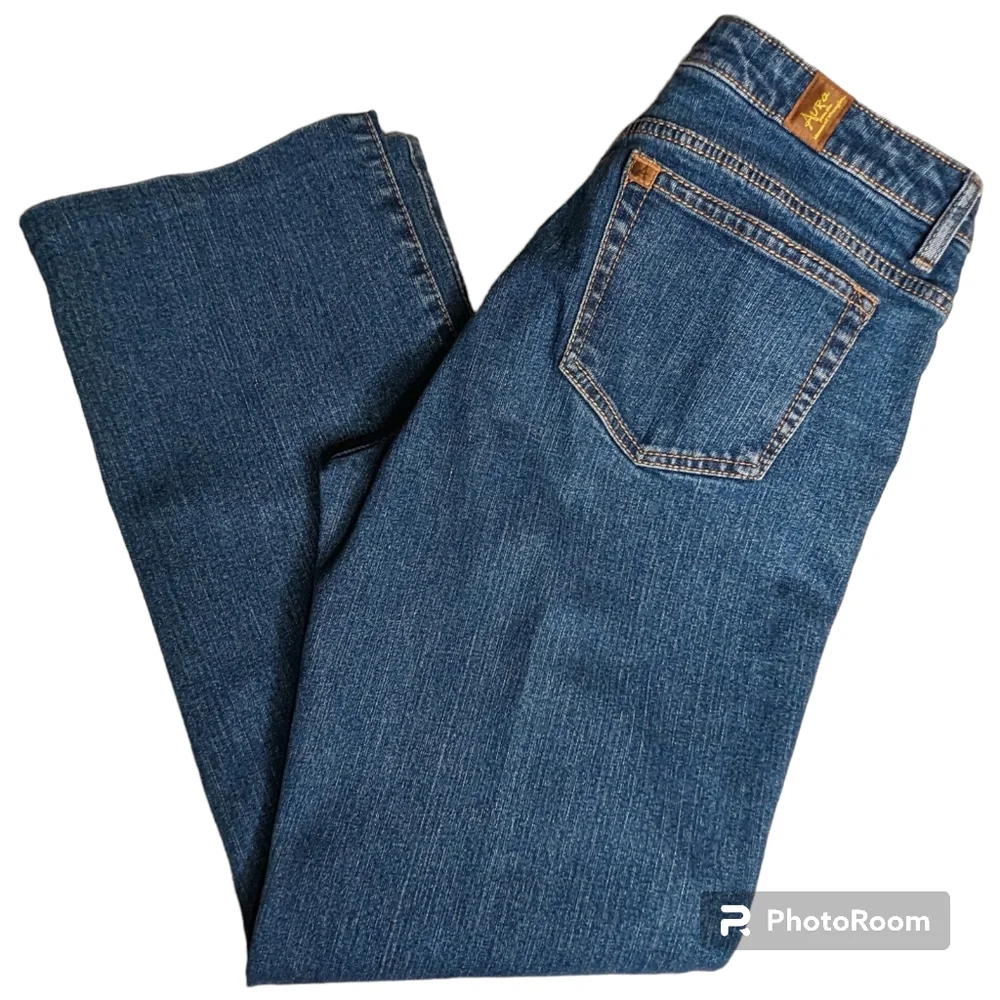 Aura Jeans By Women of Wrangler Women's Sz 10P Blue Zip Fly Short Rise Pants - Picture 14 of 16